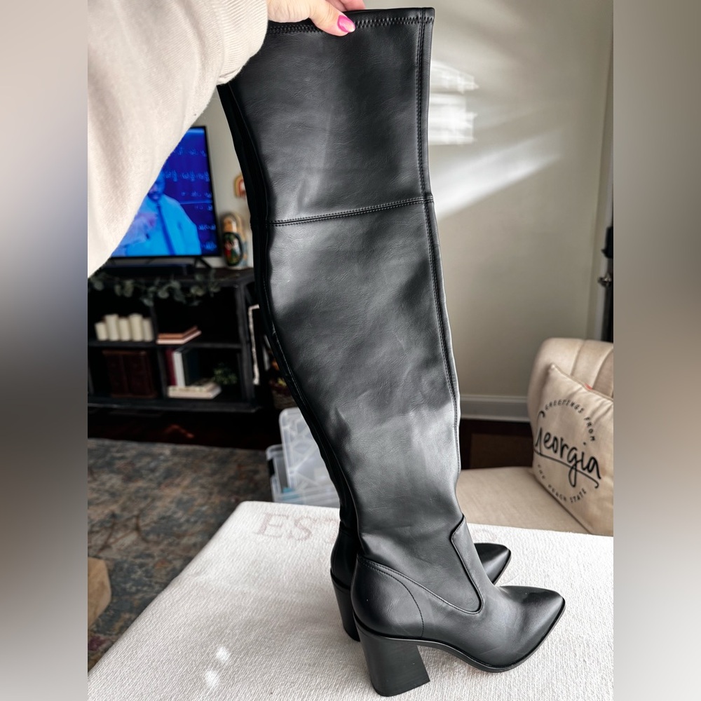 Gianni Bini Black Over the Knee Boots